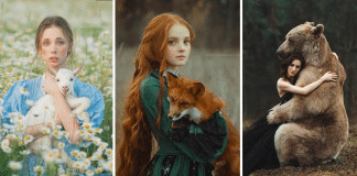 Fotógrafa captura momentos mágicos entre humanos e animais e surpreende com seu talento. (40 fotos)
