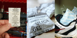 “Não jogue fora os pacotes de sílica gel”. Aqui estão 10 dicas para reutilizá-los.