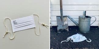 Empresa cria máscara “plantável” com sementes de flores para ajudar as abelhas. Empresa cria máscara “plantável” com sementes de flores para ajudar as abelhas.