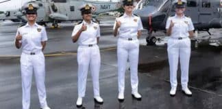 Pela primeira vez em 23 anos, a Marinha da Índia envia quatro mulheres para navios de guerra