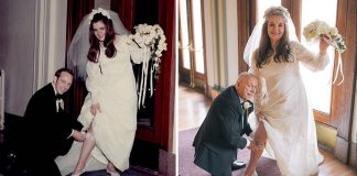 Casal comemora 50 anos de casamento recriando a sessão de fotos que fizeram em 1971