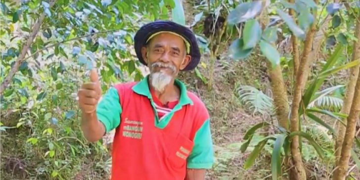 contioutra.com - Homem de 68 anos plantou mais de 11 mil árvores na Indonésia, fez de tudo para reverter a seca.
