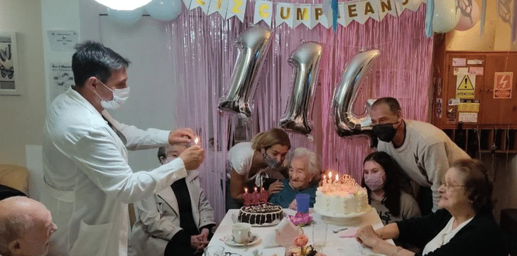contioutra.com - Com 114 anos, a mulher mais velha da Argentina venceu o coronav&iacute;rus.