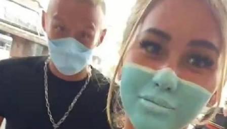 contioutra.com - Influenciadores são presos após fazerem pegadinha em que fingem usar máscara