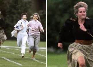 Vídeo clássico mostra Diana correndo descalça com outras mães em evento escolar