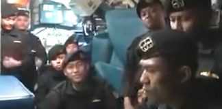 Tripulantes de submarino que naufragou gravaram vídeo com música de despedida