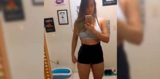 Jovem recebeu carta de vizinhos por usar shorts. Exigiram que ela “se vestisse adequadamente” Jovem recebeu carta de vizinhos por usar shorts. Exigiram que ela “se vestisse adequadamente”