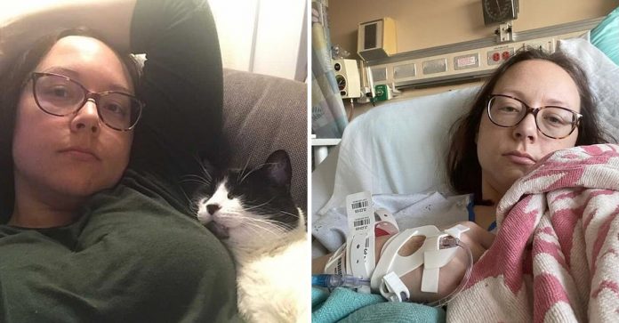 Mulher diz que sobreviveu ao câncer de mama graças ao seu gato.