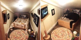 Casal constrói mini quarto incrível com TV e cama para seu gatinho, o resultado é cômico! Casal constrói mini quarto incrível com TV e cama para seu gatinho, o resultado é cômico!