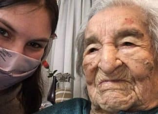 Com 114 anos, a mulher mais velha da Argentina venceu o coronavírus.