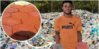 Jovem transforma lixo plástico em materiais de construção baratos e ultra-resistentes