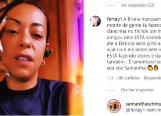 Samantha Schmütz critica amigos famosos de Paulo Gustavo ‘vivendo normal’ na pandemia