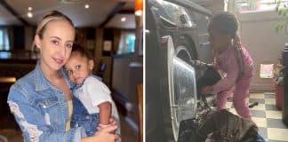 Mãe polemiza ao ensinar afazeres domésticos a filha de 3 anos: “Nasceu mulher, é seu dever”