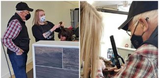 Homem de 79 anos faz curso para aprender a pentear e maquiar a esposa que perdeu a visão