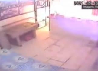 Vídeo: Mulher sobrevive a explosão de gás e sai andando