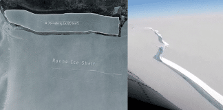 Vídeo mostra o novo e maior iceberg do mundo se separando na Antártica
