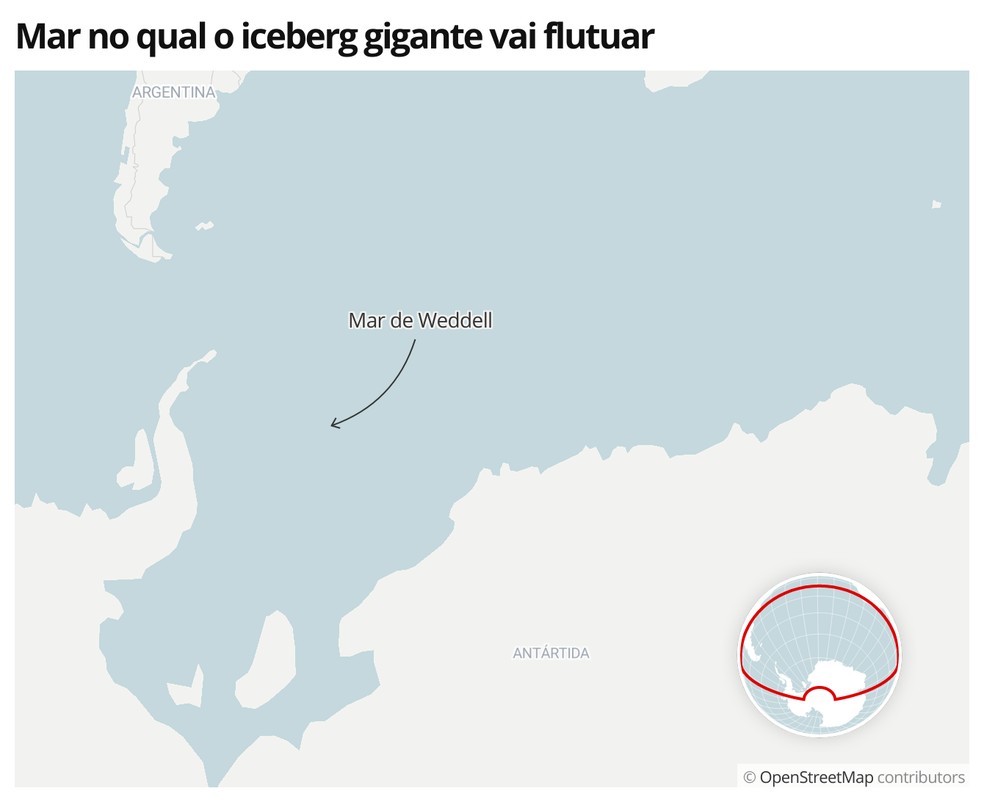 contioutra.com - Vídeo mostra o novo e maior iceberg do mundo se separando na Antártica