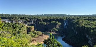 Com ausência de chuvas, cataratas estão irreconhecíveis: ‘O Iguaçu é um rio doente’