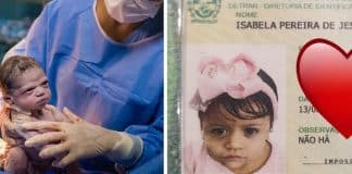 “Ela sabia o que viria!”, diz mãe de bebê que nasceu com cara de brava