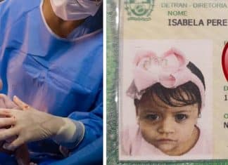 “Ela sabia o que viria!”, diz mãe de bebê que nasceu com cara de brava