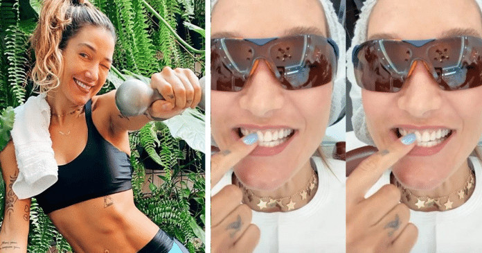 Gabriela Pugliesi faz procedimento para deixar os dentes imperfeitos