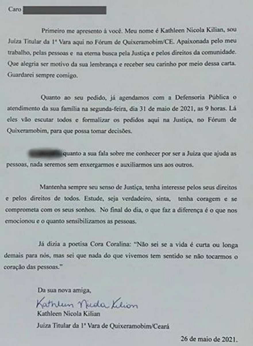 asomadetodosafetos.com - Garoto de 8 anos manda carta à juíza pedindo sobrenome do padrasto: 'Pai de verdade'