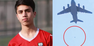 Homem que caiu do avião no Afeganistão era jogador de futebol do país