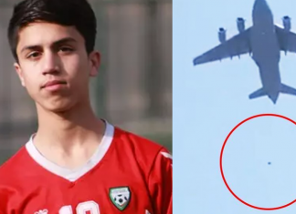 Homem que caiu do avião no Afeganistão era jogador de futebol do país