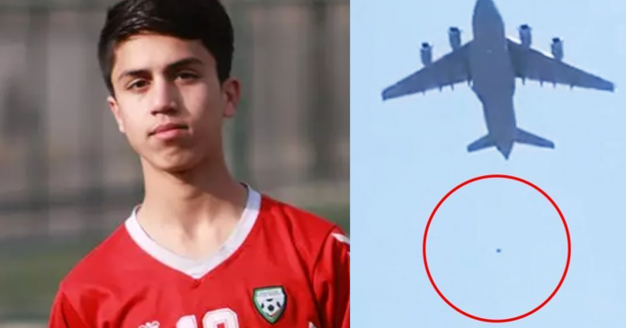 Homem que caiu do avião no Afeganistão era jogador de futebol do país