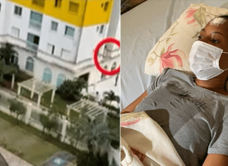 Babá agredida por patroa diz que caiu quando tentou “alcançar a outra janela” do prédio; assista