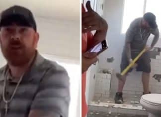 Empreiteiro destruiu banheiro que havia reformado porque não foi pago pelo serviço