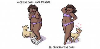 11 ilustrações que mostram a diferença de como você se vê e de como seu cão te vê