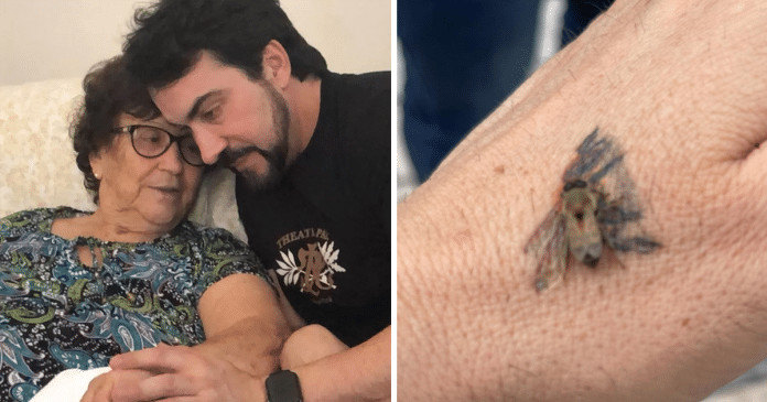 Padre Fábio de Melo relembra mãe após abelha pousar em sua tatuagem: “Impossível conter as lágrimas”
