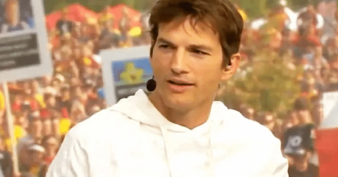 Ashton Kutcher é recebido com coro de multidão em jogo de futebol: “Tome um banho!”
