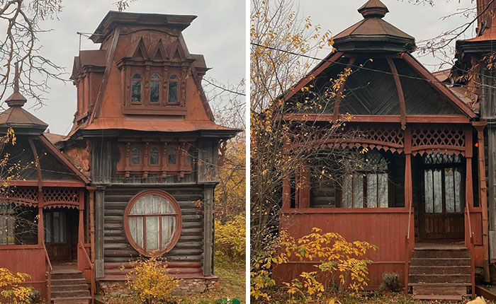 contioutra.com - Artista mostra como são lindas e mágicas as antigas casas de verão na Rússia