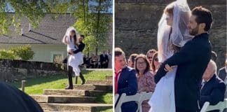 Noivo carregou até o altar a irmã gêmea com deficiência de sua futura esposa