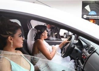 Noiva grávida vai dirigindo ao casamento após ter 20 corridas recusadas no aplicativo