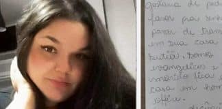 Jovem recebe bilhete para não andar de sutiã em sua casa: ‘Tenha decência’