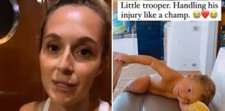 Atriz de Pequenos Espiões amputa dedo do filho de 2 anos por acidente