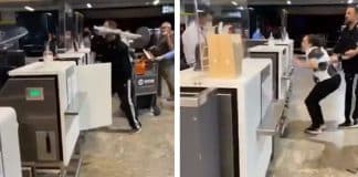 VÍDEO: Casal destrói guichê de companhia aérea após atraso de voo em Guarulhos