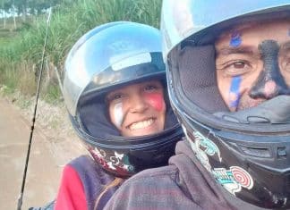 Mochileira que sofreu acidente recebe notícia da partida de namorado: ‘Está em choque, ela amava tanto o Tiago’