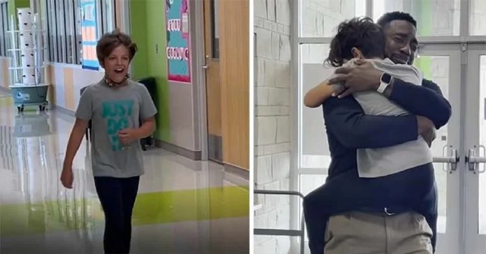 VÍDEO: Anúncio surpresa de padrasto leva menina de 10 anos às lágrimas