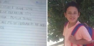Menino de 7 anos pede carne para ceia da família em carta ao Papai Noel Menino de 7 anos pede carne para ceia da família em carta ao Papai Noel