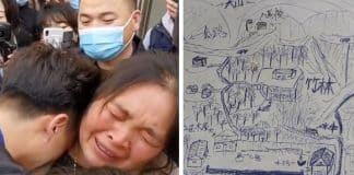 Raptado na infância, ele reencontra mãe após desenhar de memória mapa de sua vila