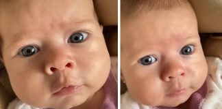 Bebê encanta a internet com vídeo falando ‘bom dia’ com apenas 2 meses