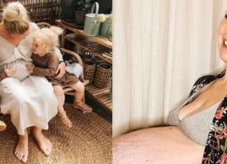 Grávida chama atenção nas redes sociais ao exibir sua barriga de trigêmeos