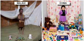 Fotógrafo captura crianças de todo o mundo com seus brinquedos preferidos