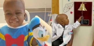 Vídeo: Garotinho de 2 anos comove a web ao comemorar cura do câncer