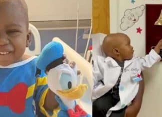 Vídeo: Garotinho de 2 anos comove a web ao comemorar cura do câncer