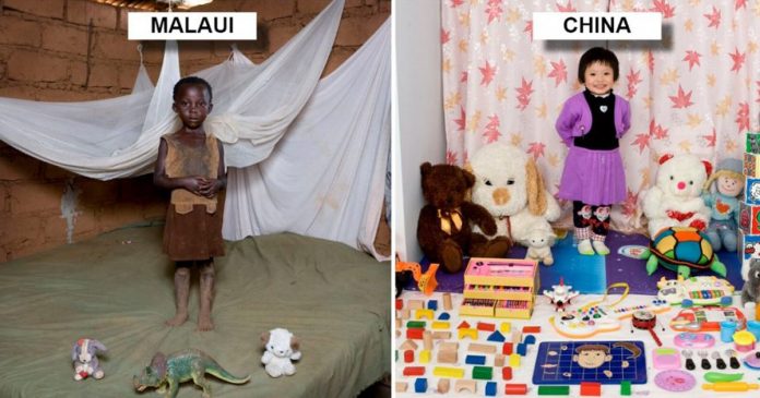 Fotógrafo retrata crianças de todo o mundo com seus brinquedos mais preciosos